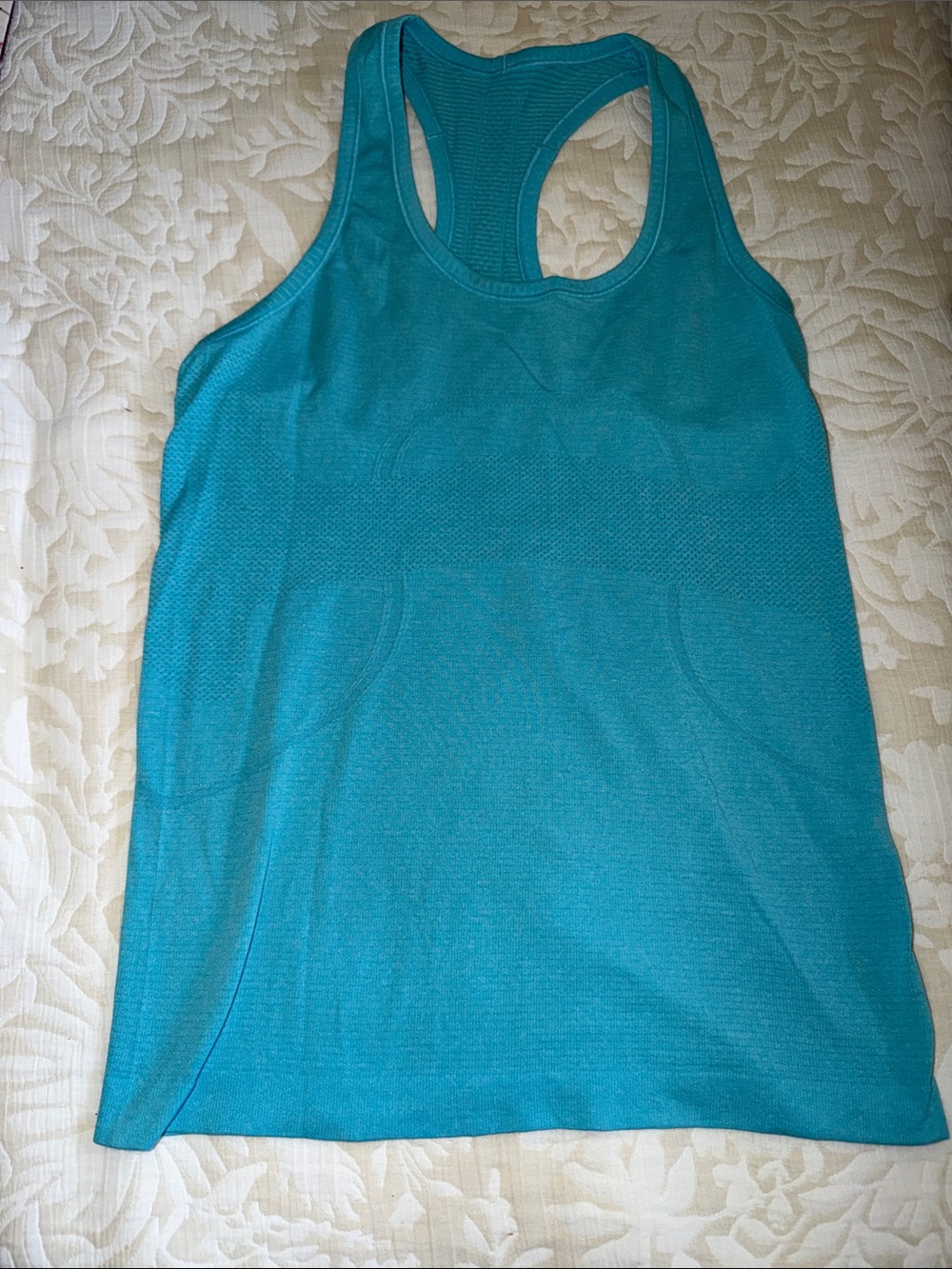 lululemon athletica Teal Racerback Workout Tank Top